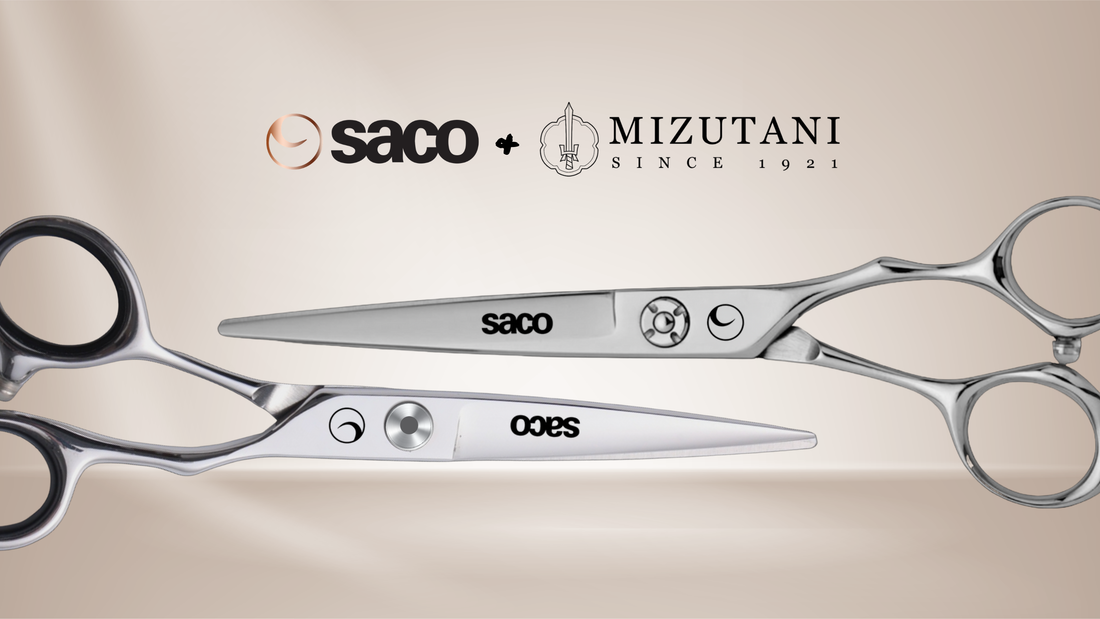 Ciseaux Saco x Mizutani Aero & Xpert : l'alliance de l'art japonais et de l'expertise coiffure