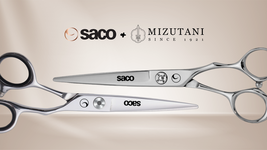 Ciseaux Saco x Mizutani Aero & Xpert : l'alliance de l'art japonais et de l'expertise coiffure