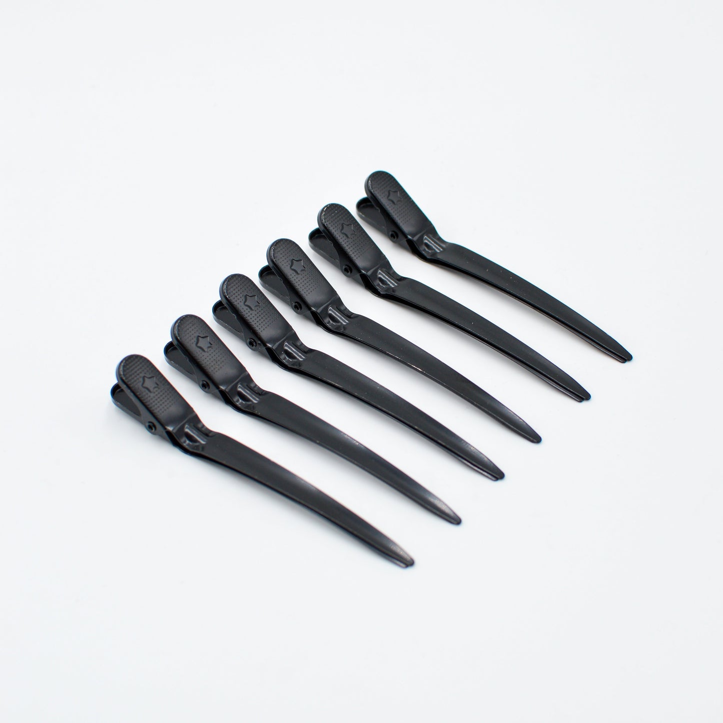 Pinces de coiffage x6 noires