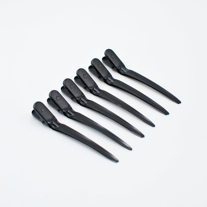 Pinces de coiffage x6 noires