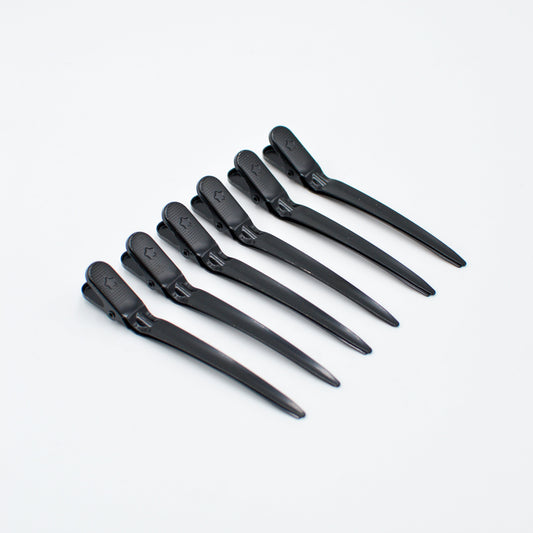 Pinces de coiffage x6 noires