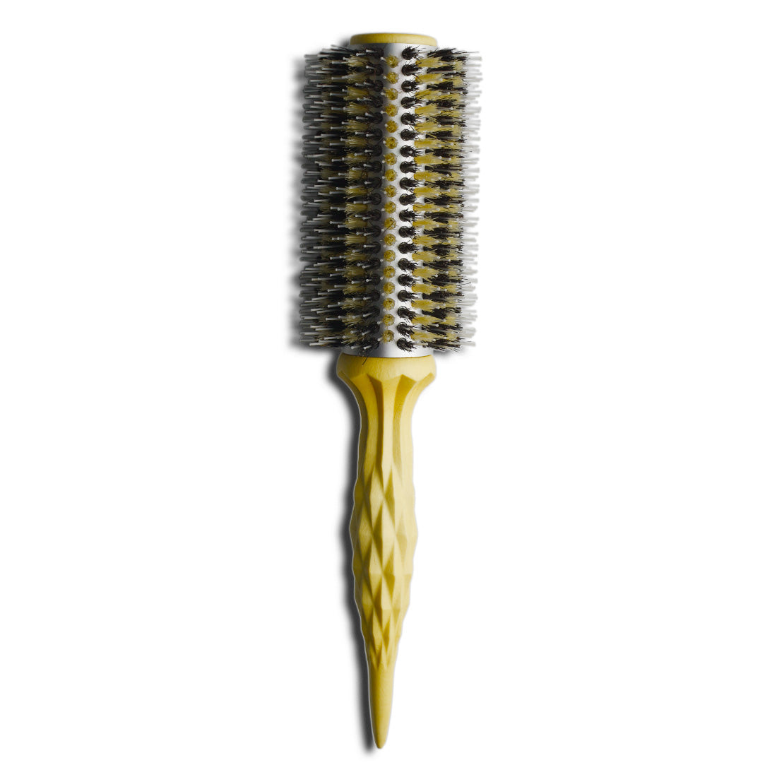 Brosse ronde OSAKA KARA à poils mixtes – Manche facetté ergonomique pour brushing professionnel