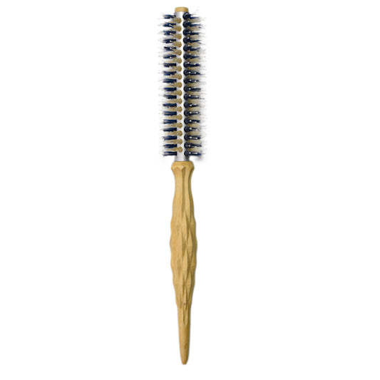 Brosse ronde OSAKA KARA à poils mixtes – Manche facetté ergonomique pour brushing professionnel