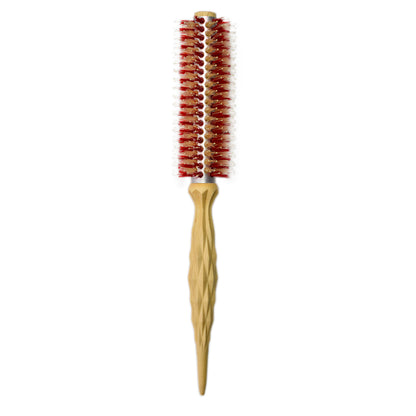 Brosse ronde OSAKA KARA à poils mixtes – Manche facetté ergonomique pour brushing professionnel