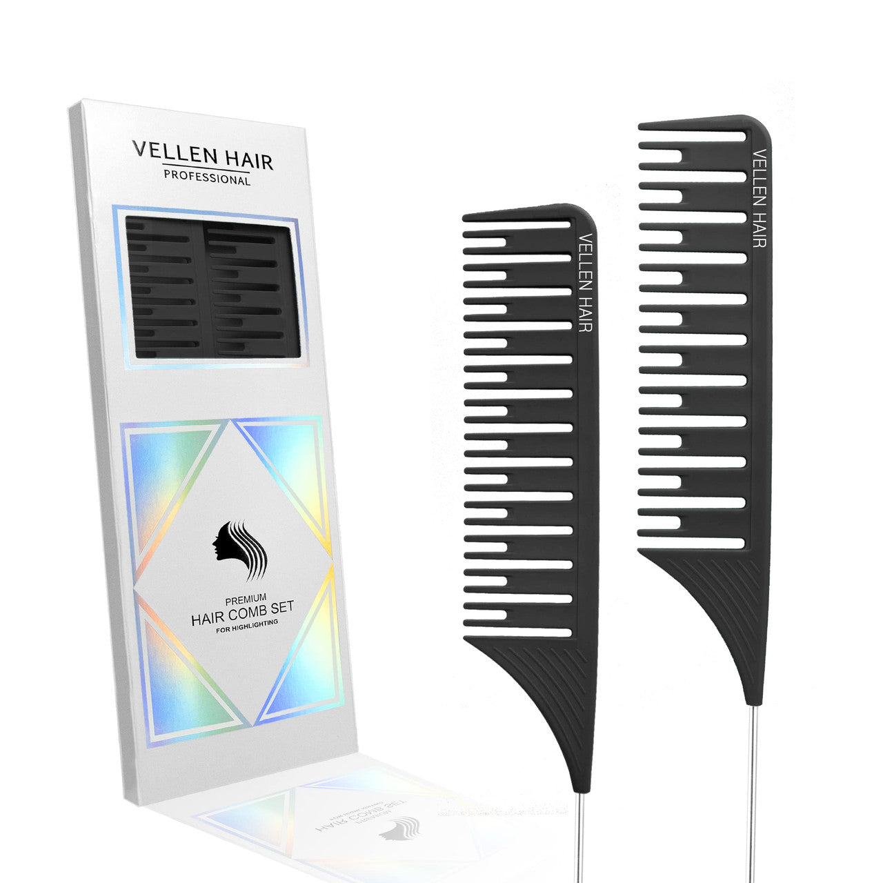 VELLEN HAIR COMB SET x2