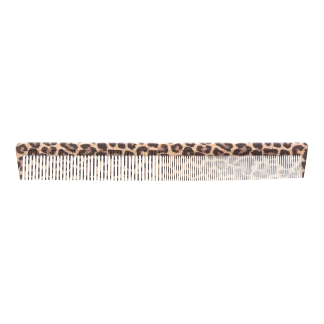Peigne de coupe en résine Delrin - Motif Léopard