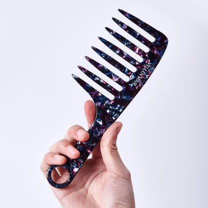 Peigne démêloir écailles à dents larges avec manche VELLEN HAIR