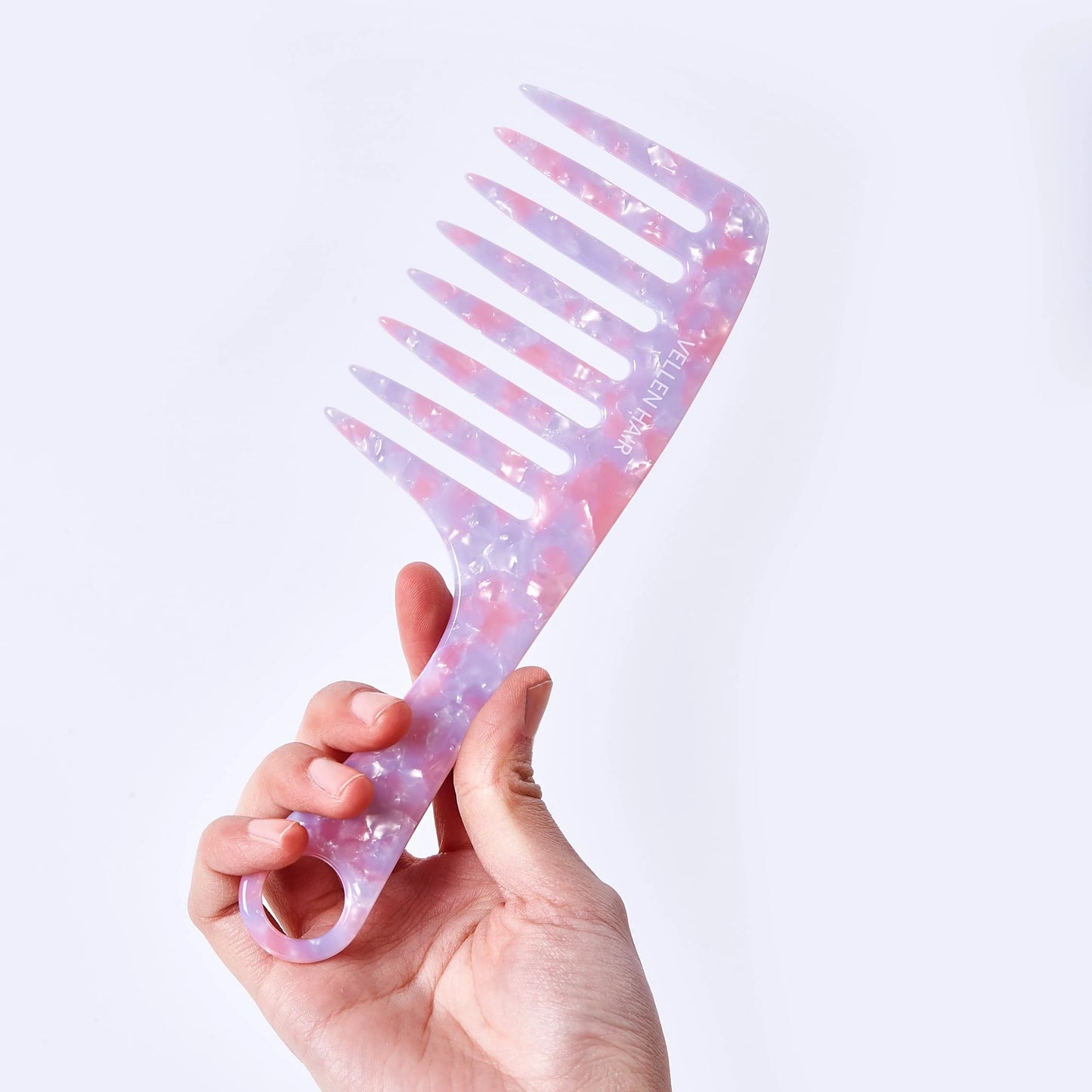 Peigne démêloir écailles à dents larges avec manche VELLEN HAIR