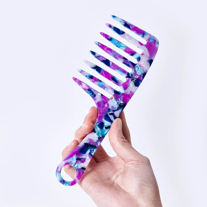 Peigne démêloir écailles à dents larges avec manche VELLEN HAIR
